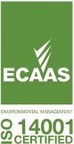 ISO 14001 certified, environmental management