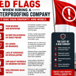 8 Red Flags When Hiring a Waterproofing Company
