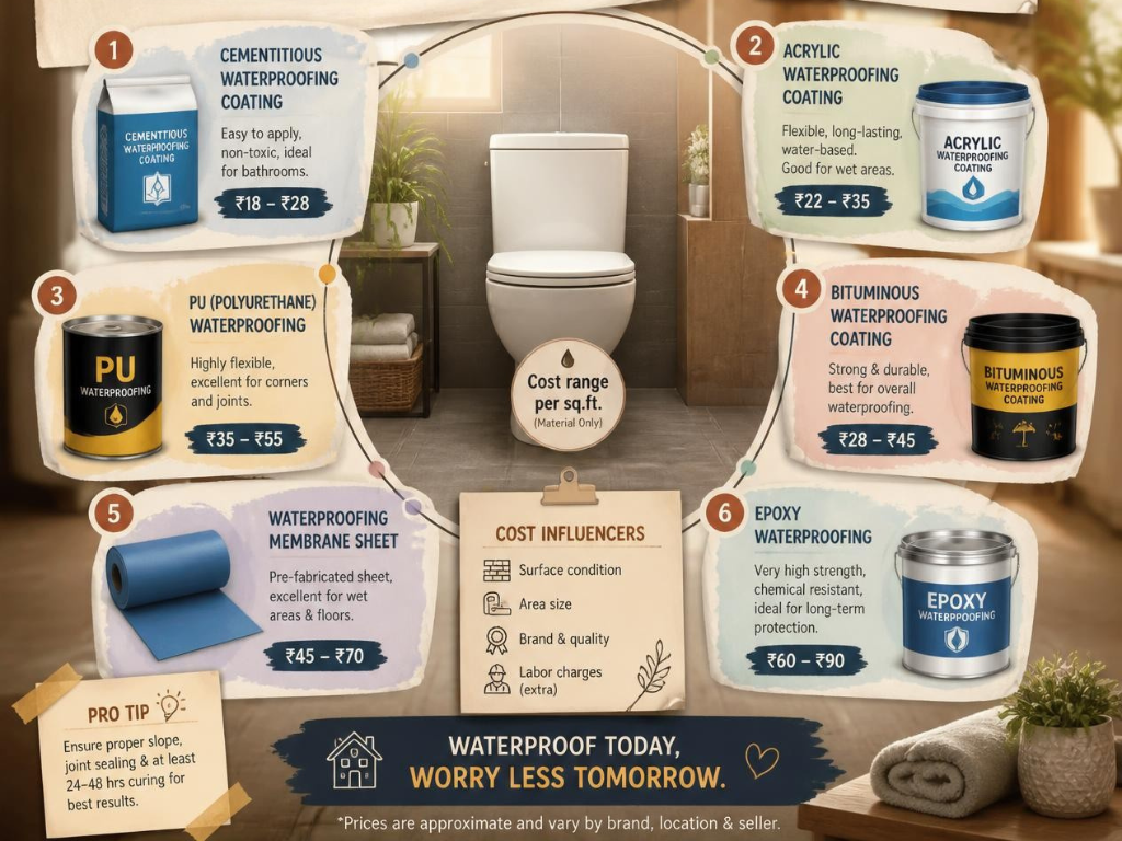 What are you actually paying for in a bathroom waterproofing quote?
