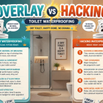 Overlay vs Hacking Toilet Waterproofing: How to Choose