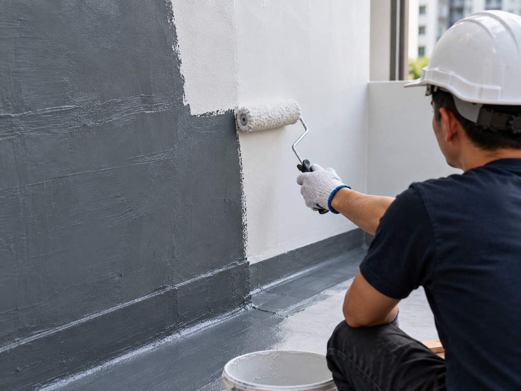 Can you paint over a waterproofing membrane?