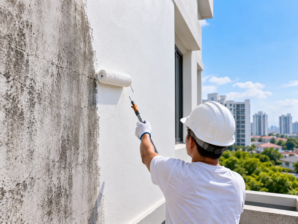 Is waterproof paint enough for exterior walls?