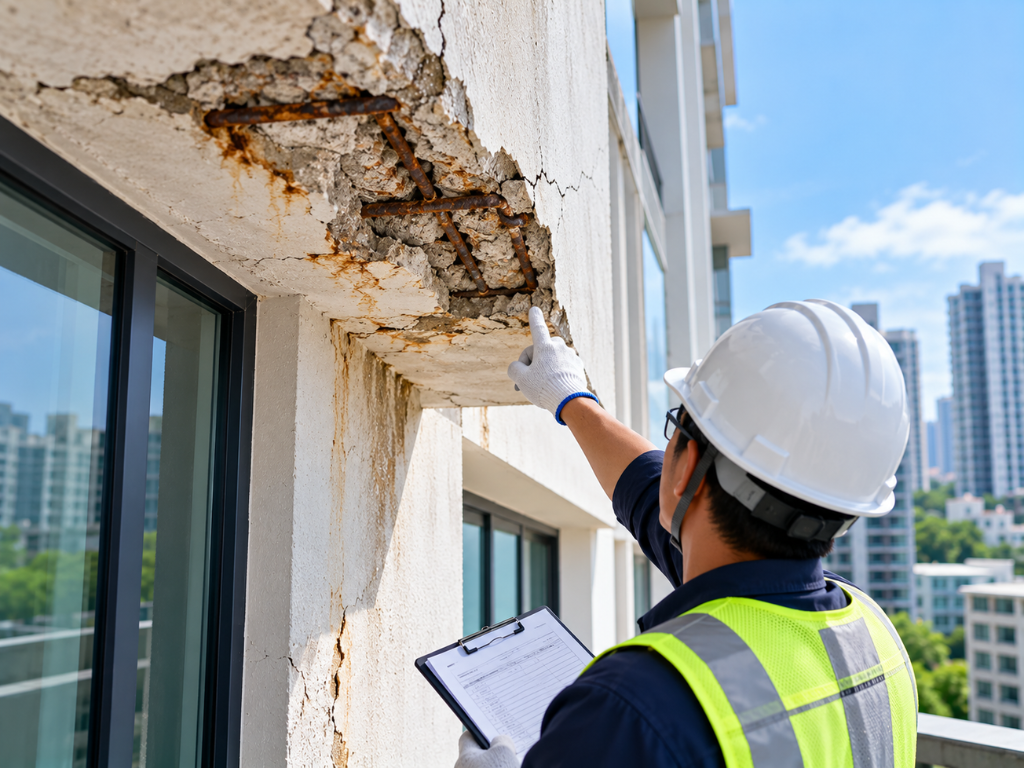 Repair the whole facade, not just the 10% inspected